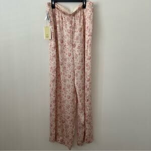Wilfred Aritzia Satin Pajama Pants Size Large NWT